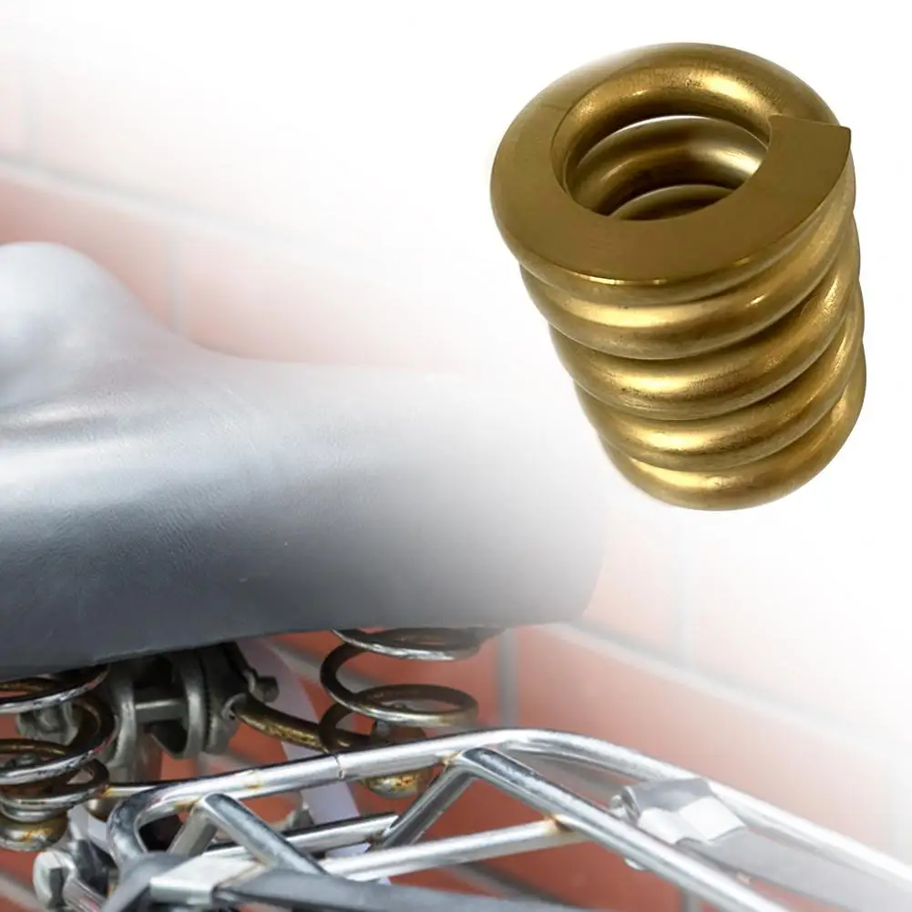 Bicycle Rear Shocks Shock Absorber Professional High Strength Scratch-Proof Titanium Alloy Spring For Brompton