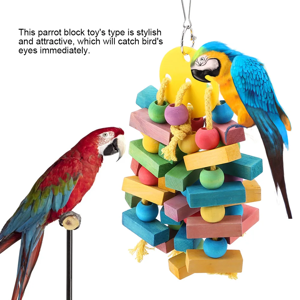 Hanging   Swing   Bird Toys Hanging Wooden   Swing Suitable for Parrots and Birds   Swing 3
