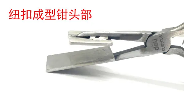 Lamp worker, glass button forming pliers, flattening pliers, mushroom pliers