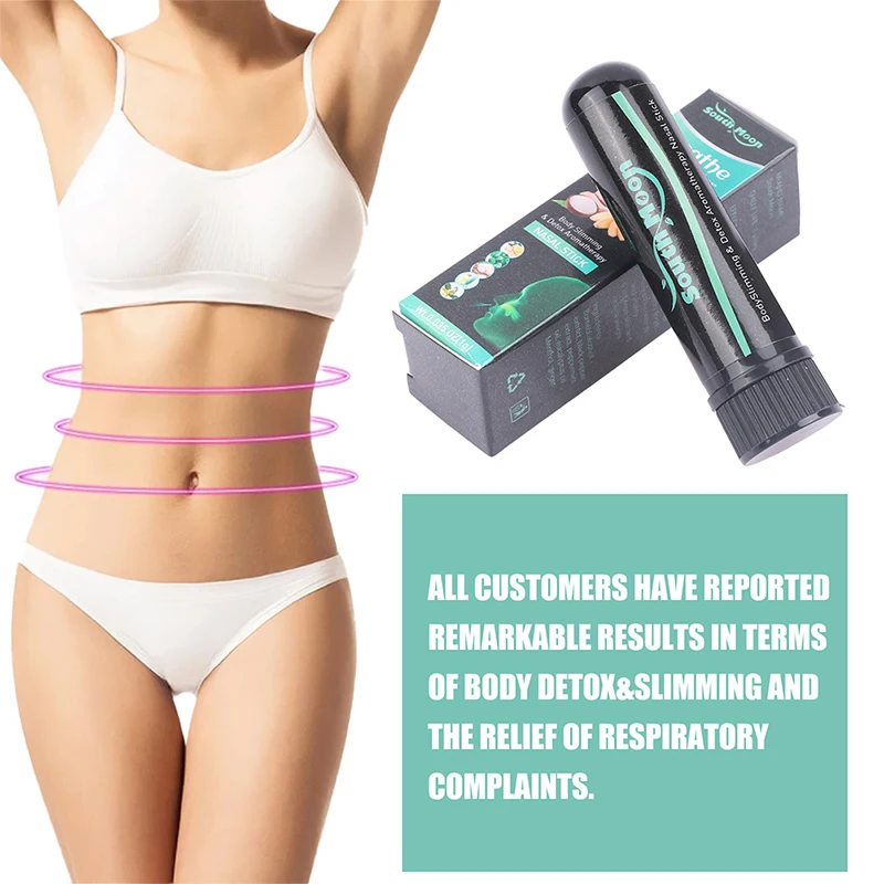 1Pcs Slimming Nose Lose Weight Fast Nasal Stick Breathe Nasal Inhaler Body Slimming Detox Breathe-Stick
