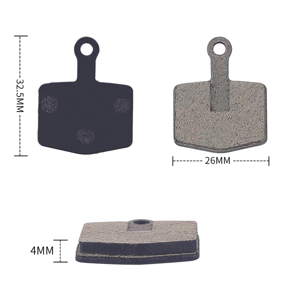 Fahrrad Bremsbeläge Tragen Widerstand 26*20 Mm Harz Pads Harz Halbmetall Bremsbeläge Kugelsichere Faser Teil ersatz – Detail 4