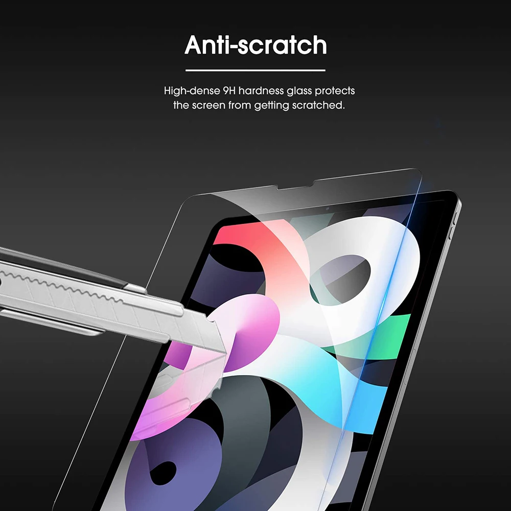 Protetor de Tela de Vidro Temperado para Ipad Ipad Pro 11 Ipad 10.2 Air 10.5 Air 10.9 Mini 6th 9.7 Mini 10 ° Gen Pcs - Imagem 3