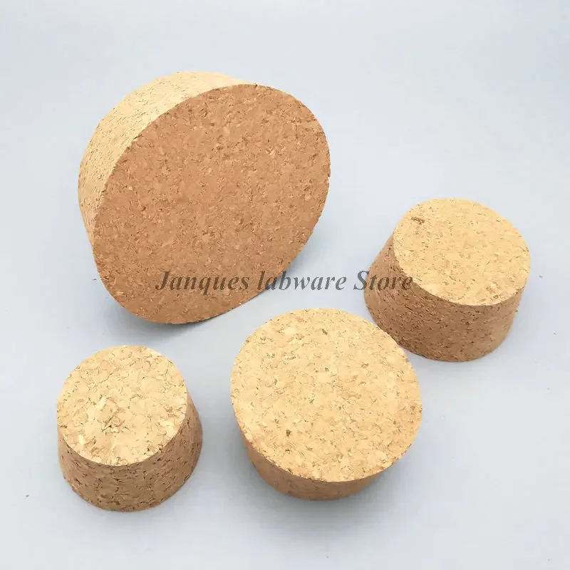 Lab big size Top diameter 51mm to 105mm Wood Cork cap Thermos bottle stopper Essential Oil Pudding Glass Bottle Lid lab bottle stopper 2pcs/lot