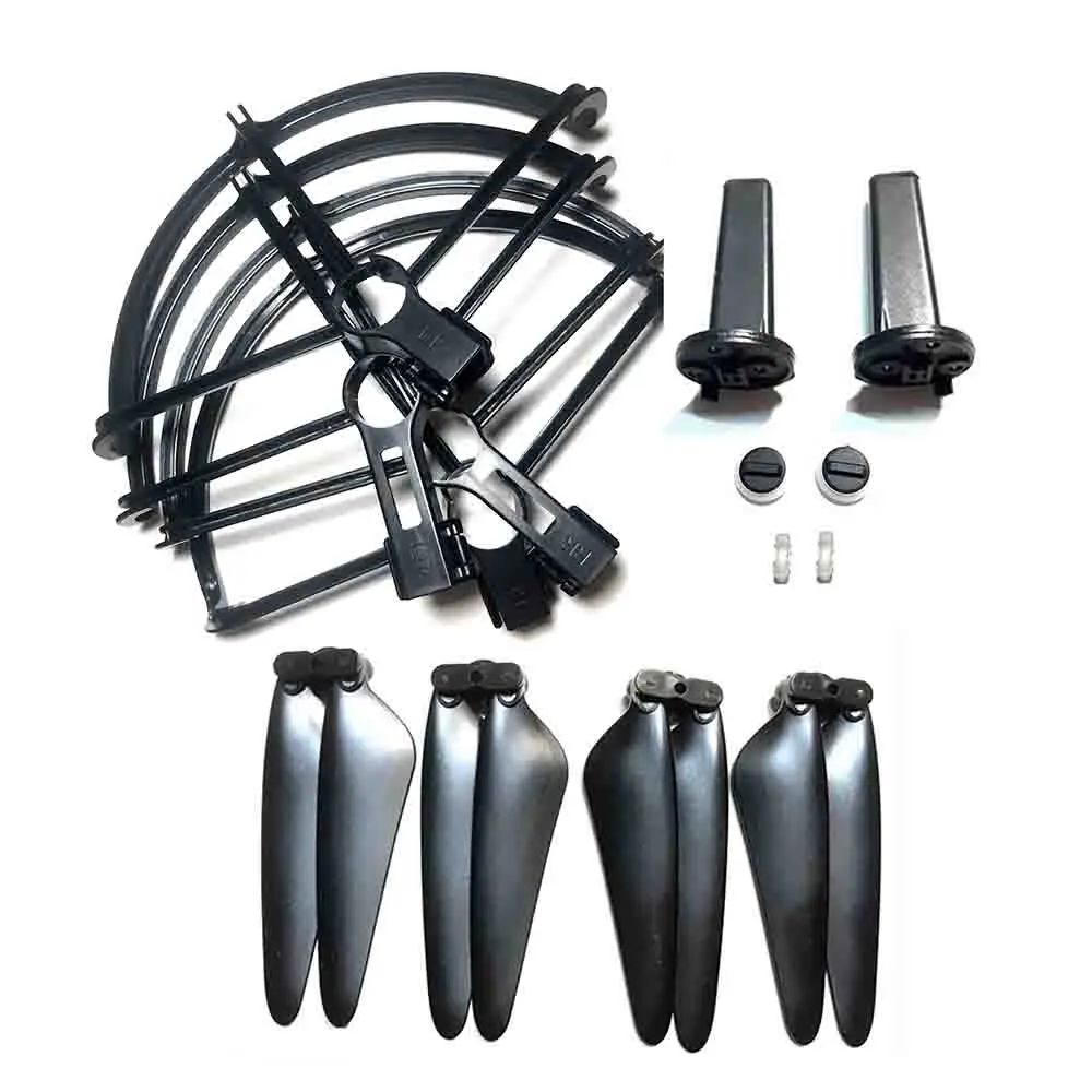 Rc Drone Pezzo Di Ricambio Kit Elica Maple Leaf Blade Guard Telaio Protettivo Pattino Di Atterraggio Per Sjrc F11S 4K Pro Drone Accessorio