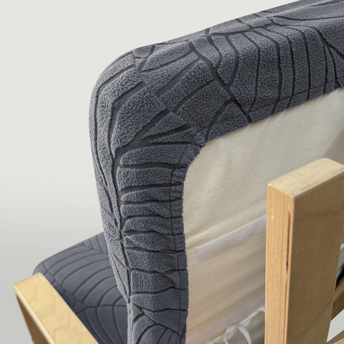 Leaf Pattern Jacquard Recliner Chair Slipcover - Elastic All-Inclusive Armchair Cover