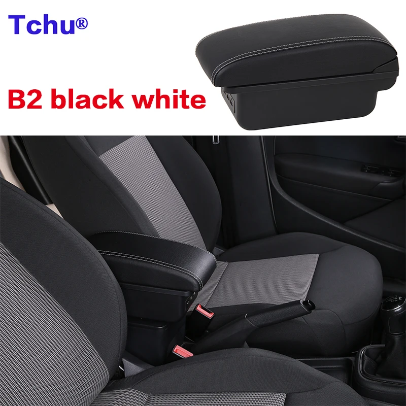 For Renault Clio 4 Armrest Box Renault Captur Clio 3 III IV Accessories Storage Box USB Multifunction clio4 clio3 Armrest box car pedals Interior Parts