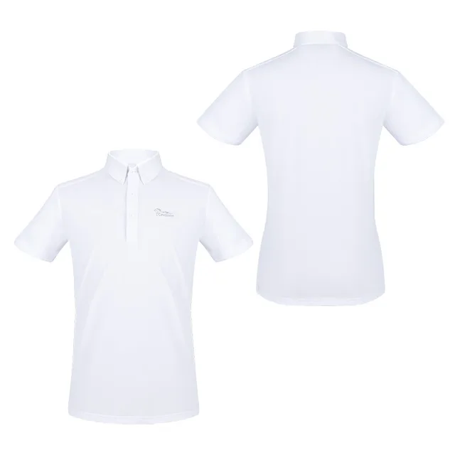 Cavassion horse riding male T shirt navy color man racing uniform ride horse clothes equine rider  apparel
