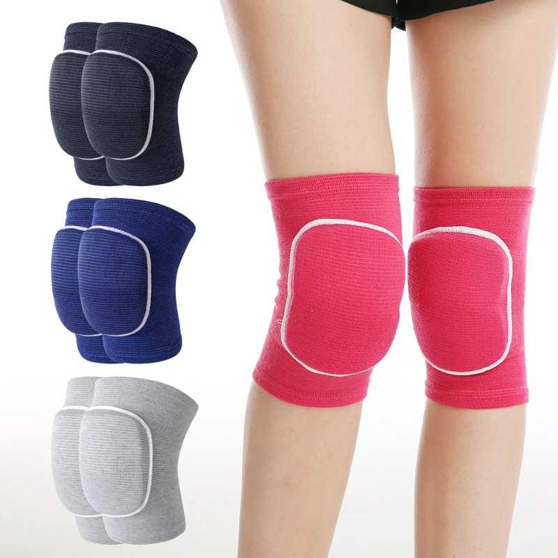 Sports Compression Knee Pads Elastic Knee Protector Thickened Sponge