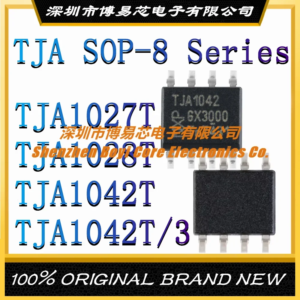 TJA1027T TJA1028T TJA1042  TJA1042T/3 New original genuine high-speed CAN transceiver chip IC SOP-8 new ksz8041nl tr original genuine 10base t 100base ethernet transceiver chip package qfn 32