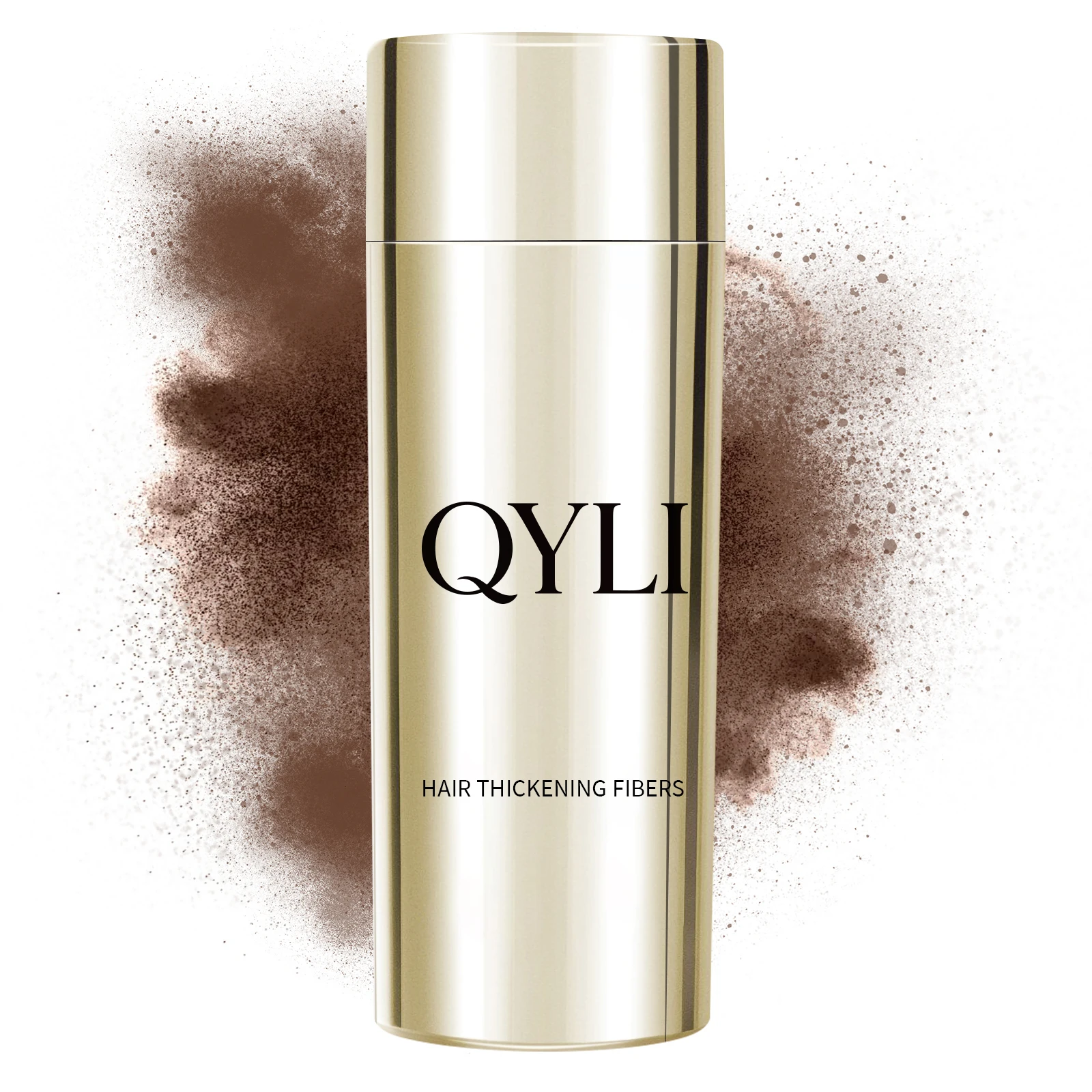 QYLI 28g Polvere di fibre per infoltimento capelli, prodotti per la perdita dei capelli, spray volumizzante per aree calve, riempie le zone di degrado, rigenerazione istantanea - immagine 5