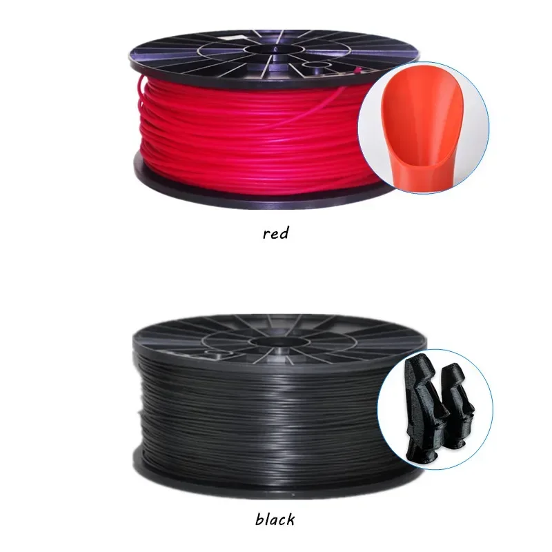 3d 프린터 필라멘트 POM 1.75mm/3mm 1kg 플라스틱 고무 소모품 재료 MakerBot