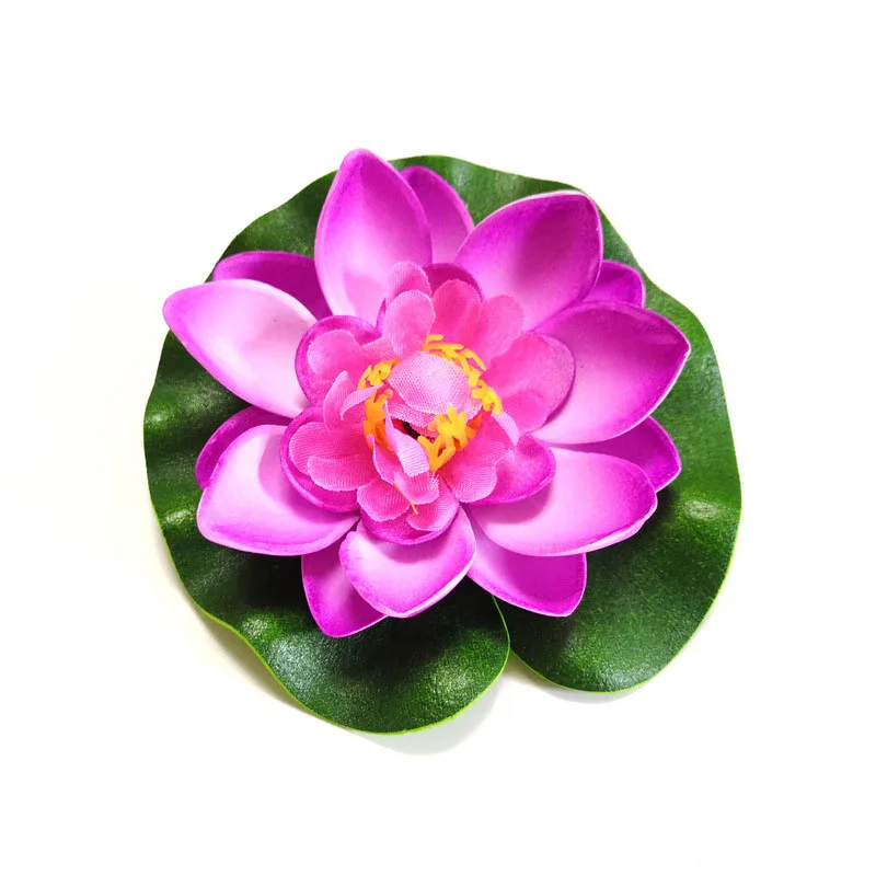 Floating Lotus Artificial Flower - Lifelike Water Lily for Pond and Garden Decoration