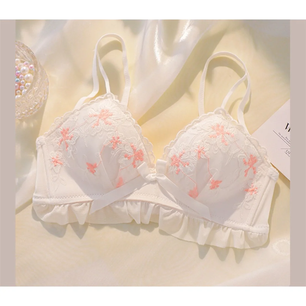 New Sexy Lace Push Up Bra Sets Wireless Fashion Girls Underwear Set Women