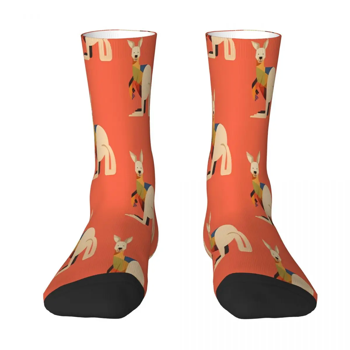 

Hello Kangaroo Animal Sock Socks Men Women Polyester Stockings Customizable Design
