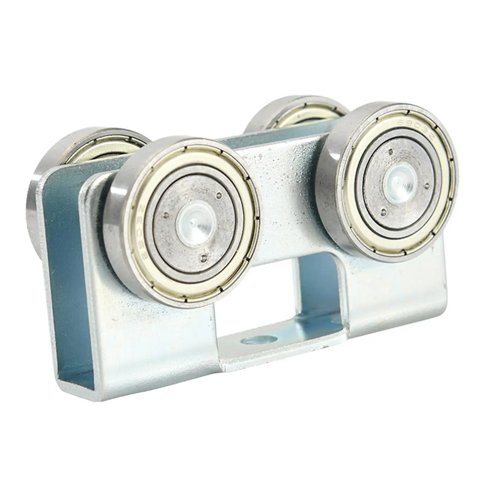 

4-колесная тележка в сборе, стабильная сварная роликовая тележка для раздвижных дверей, штор