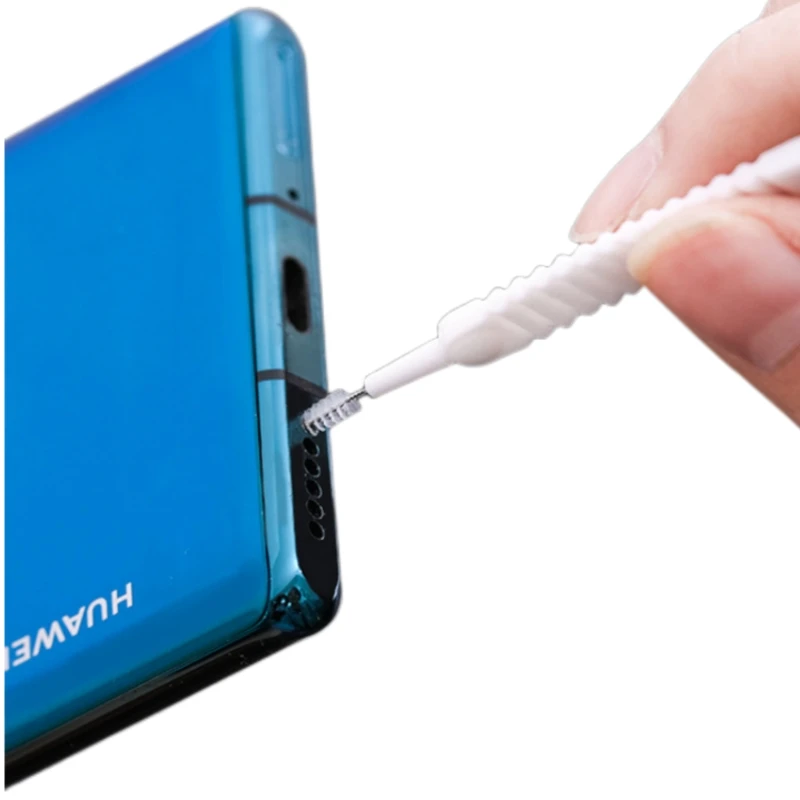Kit De Nettoyage Pour Téléphone Et Tablette - 12 Brosses + 1 Capuchon Anti-Poussière Type-C - Nettoyage Ports, Haut-Parleurs