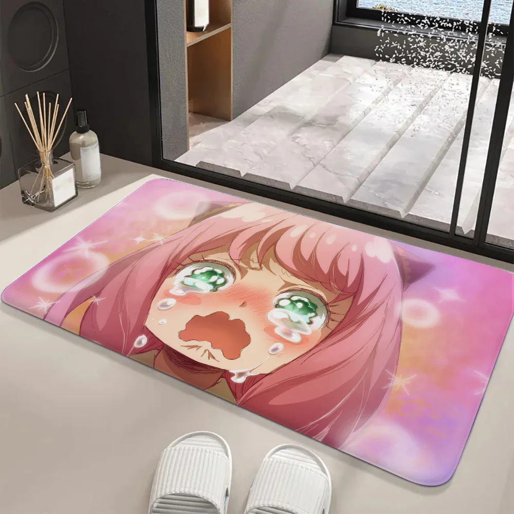 Spy Family Anya Floor Mat Nordic Style Home Doormat Bathroom-Toilet Mats Bedroom Hotel Decor Mat 4