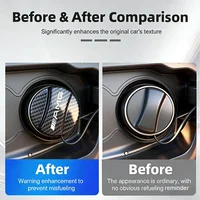 Benz Car Carbon Fiber Fuel Tank Cap Trim Accessories For Mercedes Benz AMG W203 W206 W220 W205 W211 W212 W201 W168 W167 W169 GLA 2
