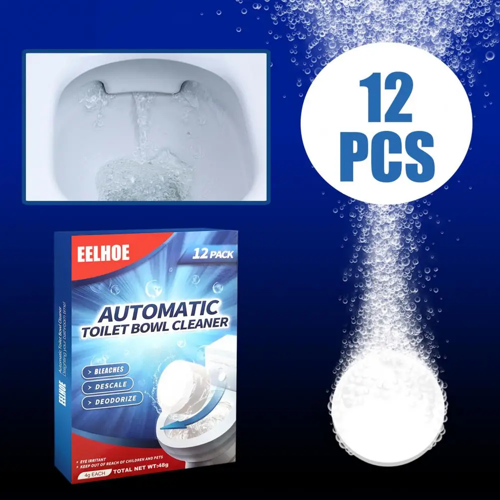 

Paper Toilet Cleaner White Slow-dissolving Design Sturdy Efficient White Slow-dissolving Bathroom Cleaning Tablet