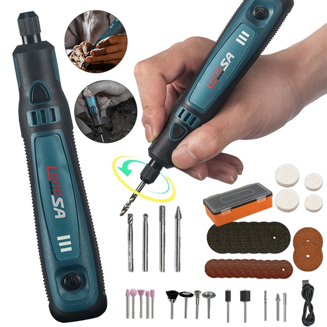 Jewelry Making Drill USB Cordless Rotary Tool Kit Woodworking