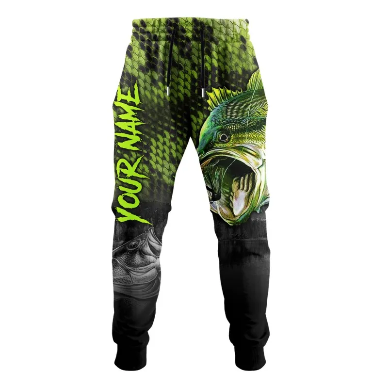 Beautiful Parker/Perch/Carp/Trout Fishing Custom 3D Print Men's Pants Autumn Fashion Pants Autumn Casual Jogging Pants     003