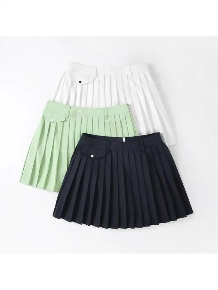 

2024 Golf Women's New Pleated Skirt Spring And Summer Sports Slim-fit All-match Tennis Clothes Pleated Skirt Skirt