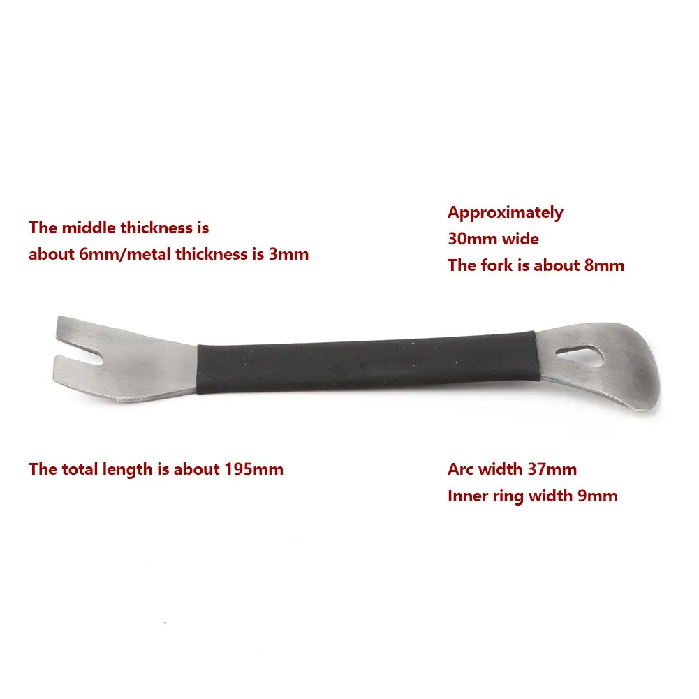 Car audio disassembly tool Stainless Steel PryClip Rocker Crowbar Bar Door Panel Disassembly Pry Panel Interior