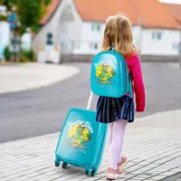 Ensemble de 2 valises pour enfants, bagages pour enfants avec roulettes, bagage à main 16 pouces et valise rigide 13 pouces 2