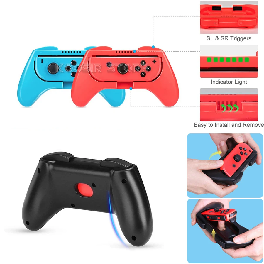 Volants et Grip Joy-Con Nintendo Switch Volant de Course 2 PCS