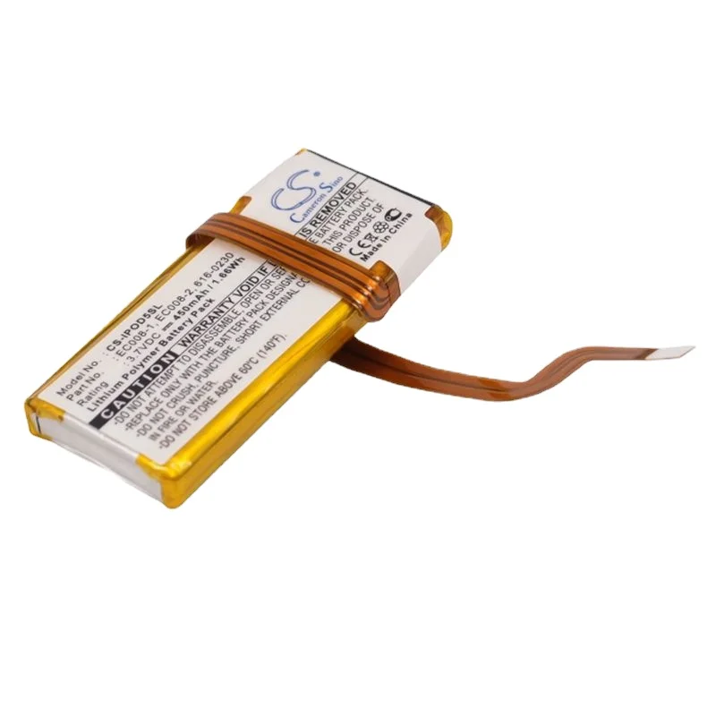 Batteria Lettore Multimediale 3.7V/450Mah Per Apple Ipod Classic 6Th Gen A1238/Mb029C/A,Video,G5 A1036/Ma146X/A,U2 Ma664/Ma452,30Gb/80Gb