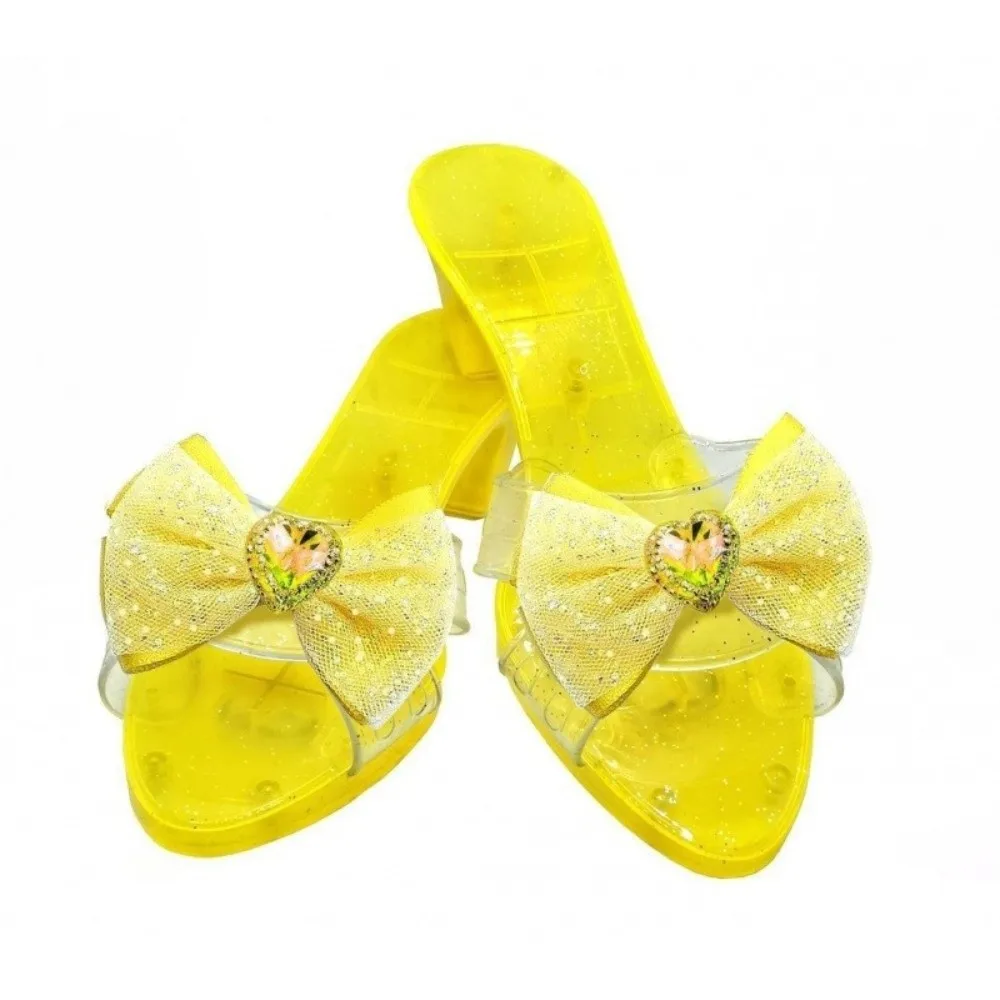 Rollenspiel-Prinzessinnen-Kristallschuhe für Bühne, Maskerade, besondere Anlässe, Dekorationen, Kinderschminke, Simulation – Detail 8