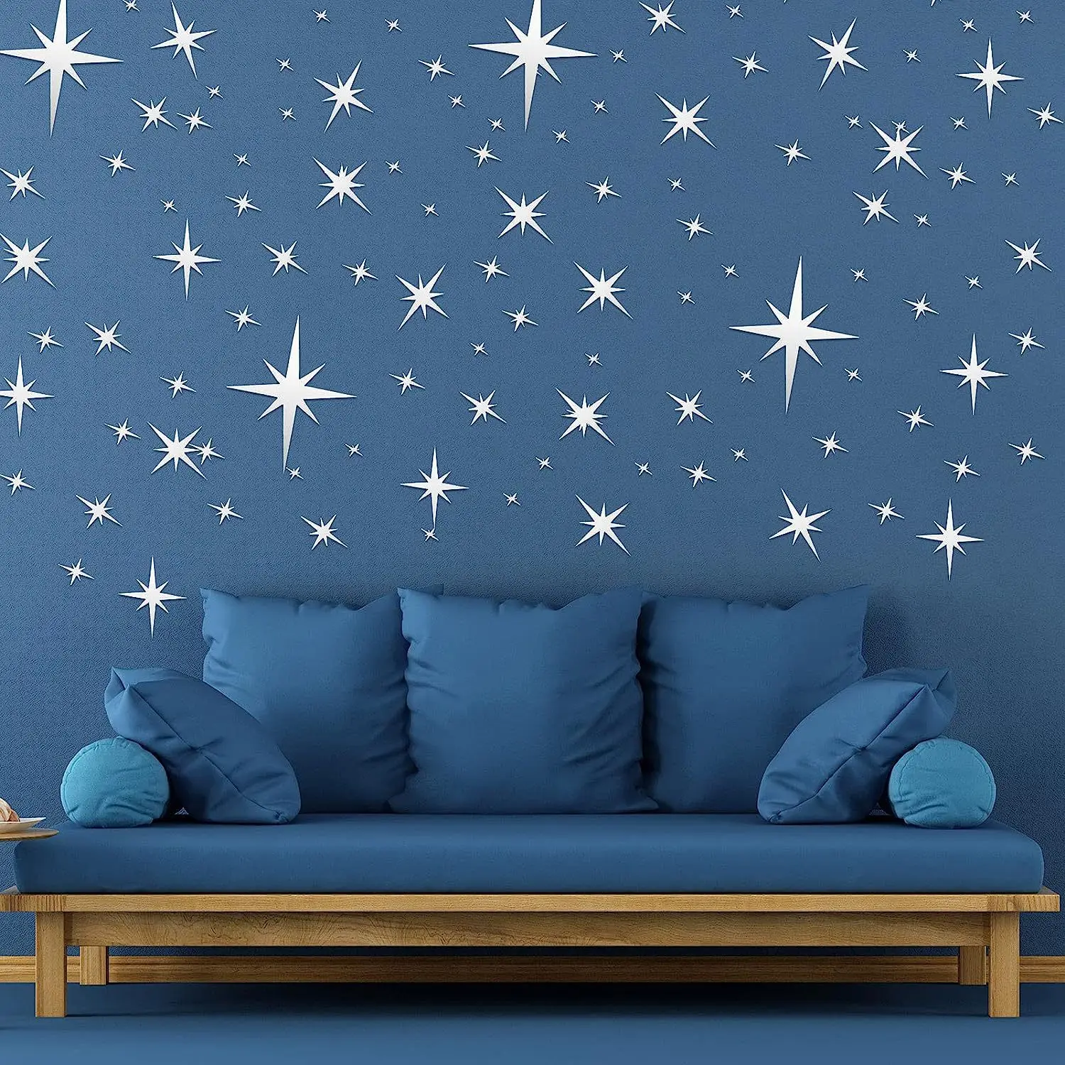 Description Picture 5 of itemStar Mirror Wall Sticker 42/20pcs DIY Acrylic Removable Decal Self-adhesive Wallpaper Bedroom Children Room Home Decoration