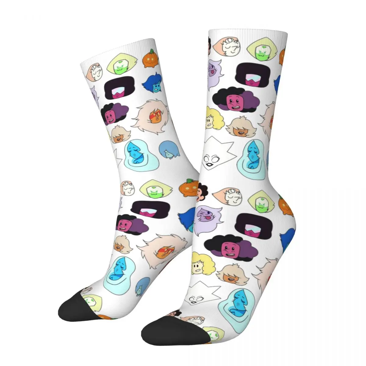 

Steven Universe Heads Socks Harajuku High Quality Stockings All Season Long Socks Accessories for Unisex Gifts