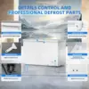 16 Cu.Ft. Chest Freezer 2 Removable Baskets Freezer Top Door 7 Temperature Control from -13℉-14℉ Energy Saving Home 3