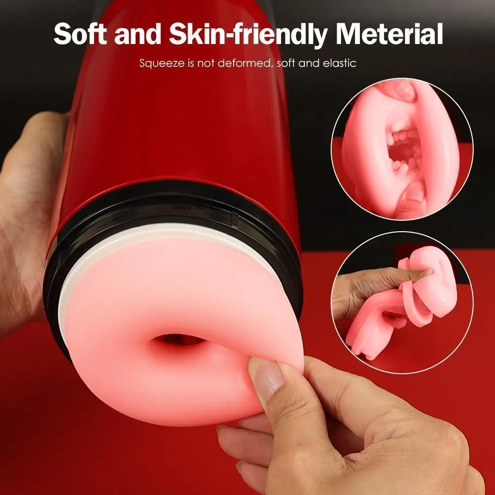 rs Automatic 6in1 Telescopic Sucking Intellengent Heating Voice Interacion Masturbation Cup_voghion.com