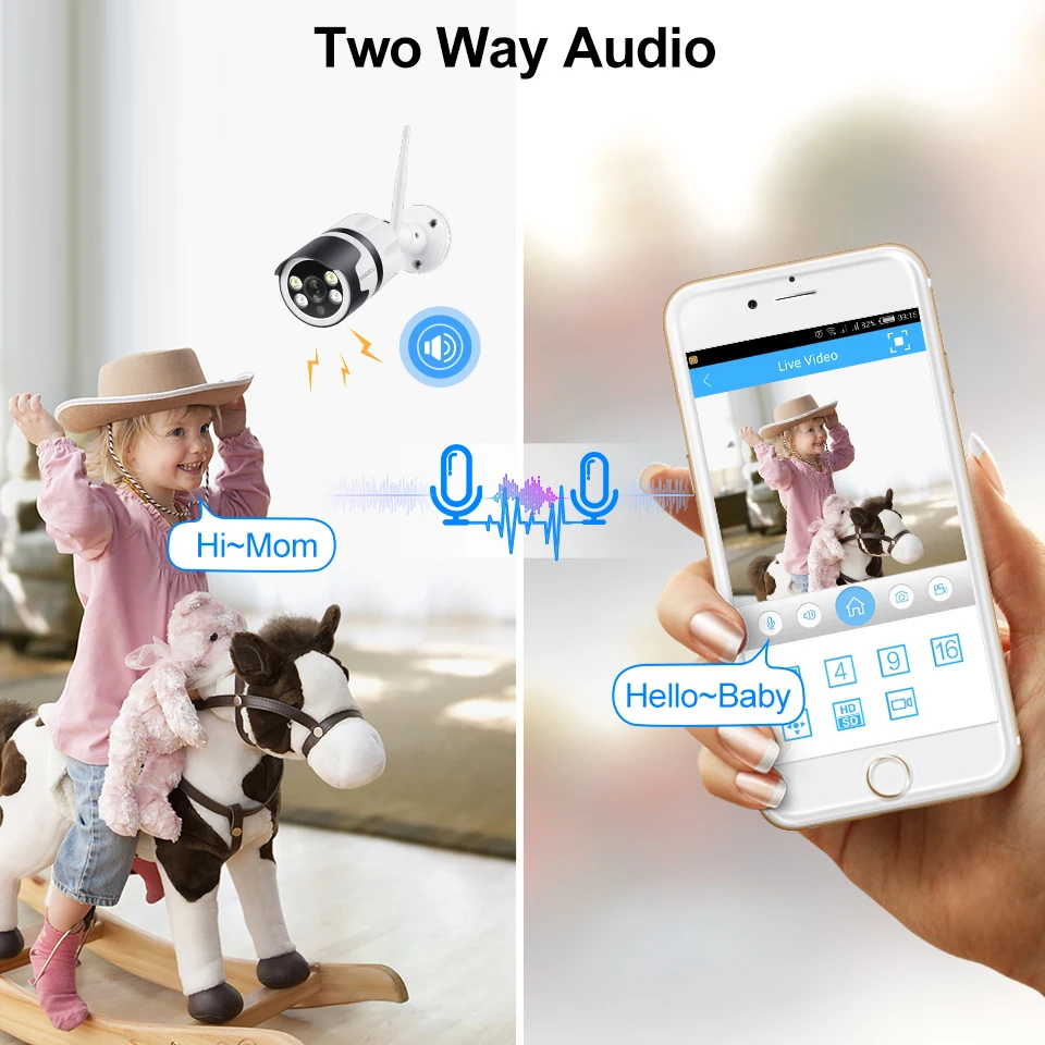 S40ab45fb11a64bf9a7048db8c3f5a0a1n Techage 3MP/5MP WiFi Security Camera System Outdoor Waterproof Night Vision Human Detection Two Way Audio CCTV Surveillance Kit