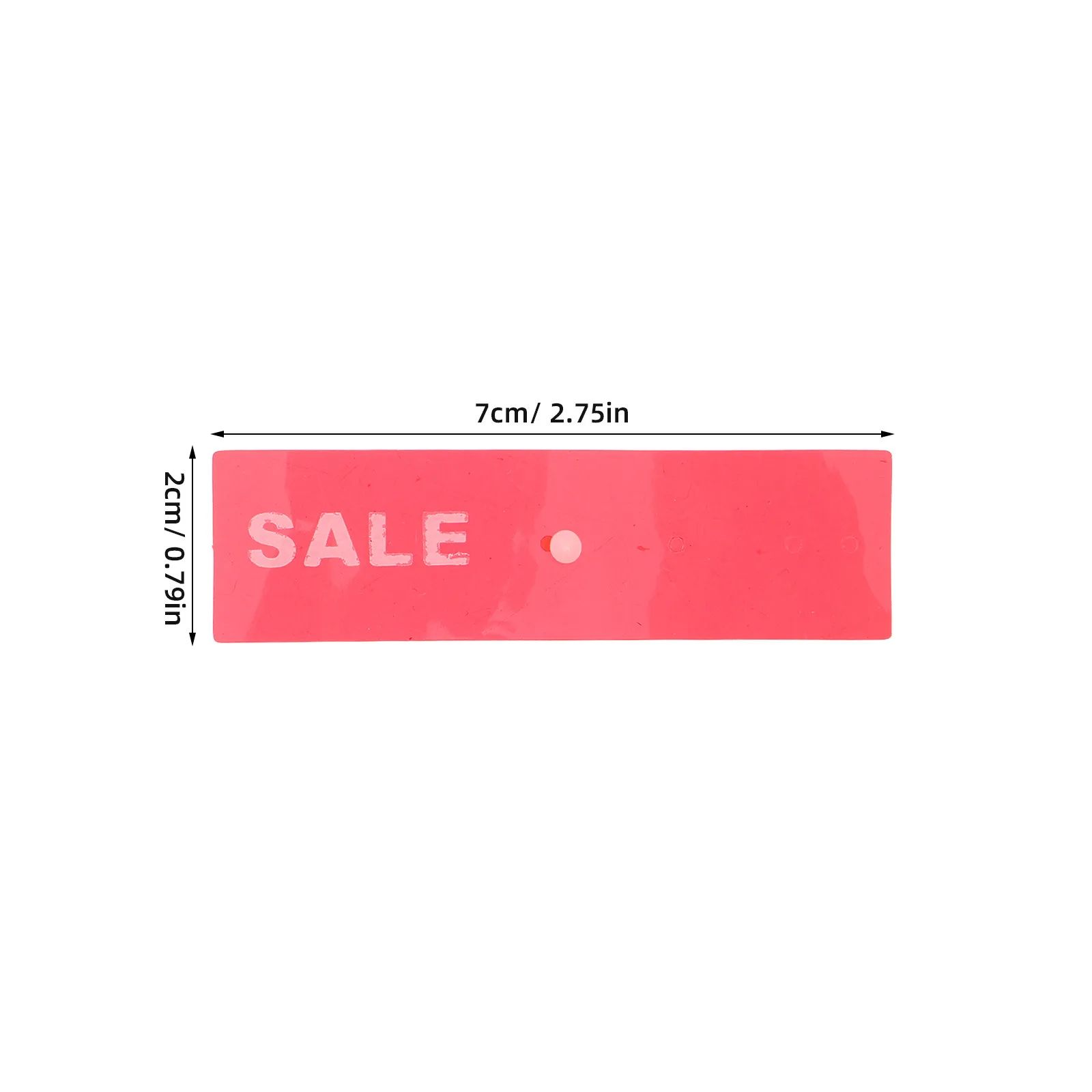 10Pcs 옷걸이 마커 판매 태그 PVC 플라스틱 재사용 가능한 매장 조직 소매 상품 태그 스냅 디자인 레드