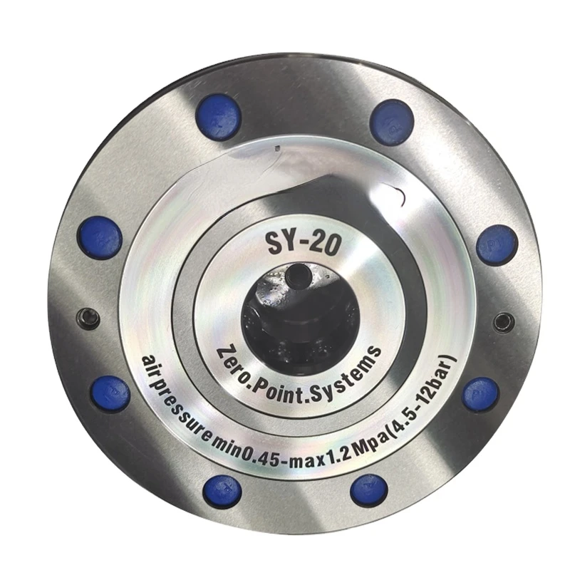 

Pneumatic zero point positioning system for cnc machine