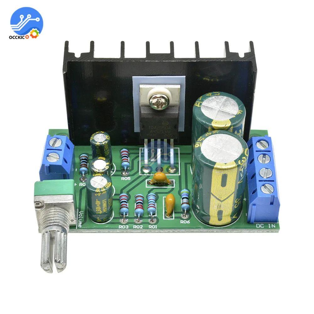 TDA2050 Mono Amplifier Board DC 12-24V 5W-120W Audio Sound Speaker Board volume control Car Player Potentiometer audio amplifier board