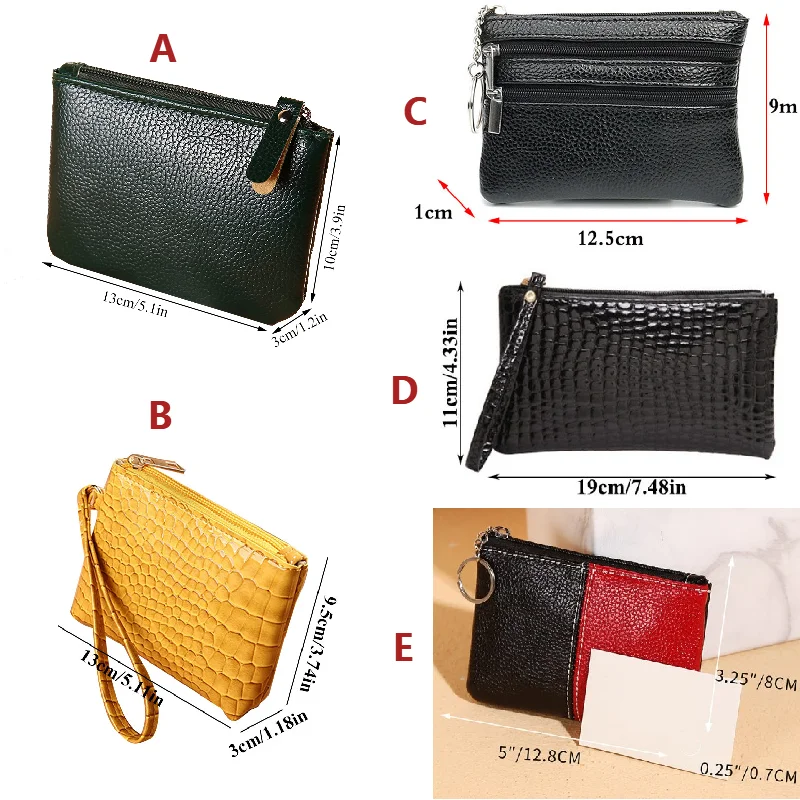 Litchi Pattern Coin Purse Female PU Leather New Mini Wallet Luxury Brand Designer Women Small Hand Bag Cash Pouch Card Holder coin purse women wallet coin purse wallet women purse women coin purse