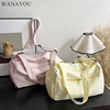 WANAYOU Large Capacity Travel Bags, Adjustable Straps Shoulder Bags, Solid Workout Gym Bag, Multiple Layers 1