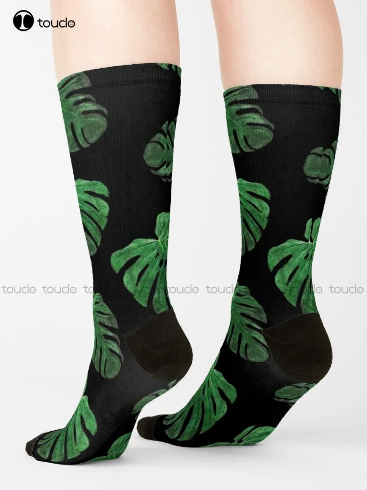 

Monstera Pattern Socks Slipper Socks Personalized Custom Unisex Adult Teen Youth Socks Comfortable Best Girls Sports Cartoon Art