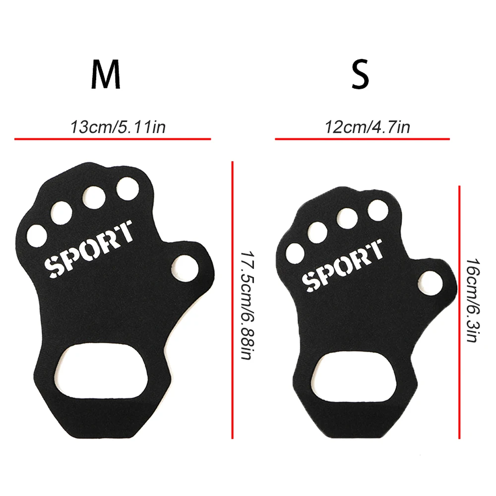 Anti-Slip Fitness Grips Pads, Gym, Yoga, Exercise, Cycling Gloves, Weightlifting, Cross Fitness,Powerlifting,Calisthenics, 1Pair 6