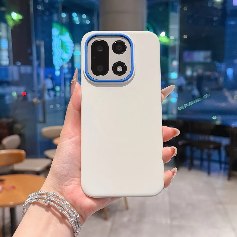 Ultra-Thin Matte Magnetic Full-Body Shockproof Luxury Blue Tone Case