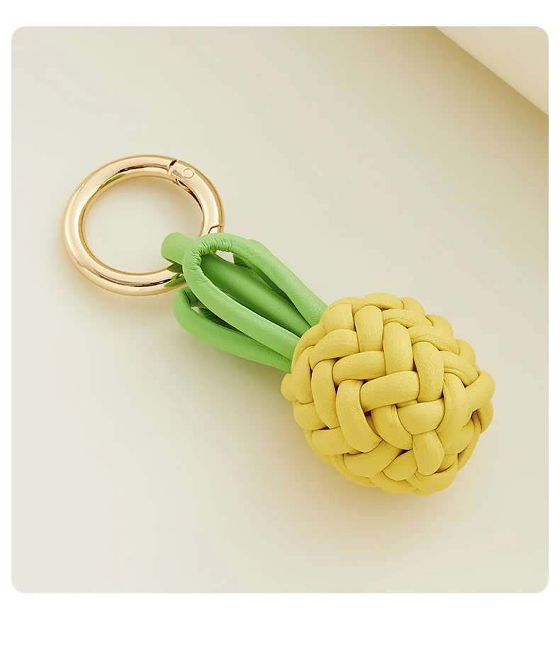 Fruit Pineapple Bag Charm For Women Bag Cute Durable Fashion Durable Gift Keychain Pendant Decoration Bag Accessories
