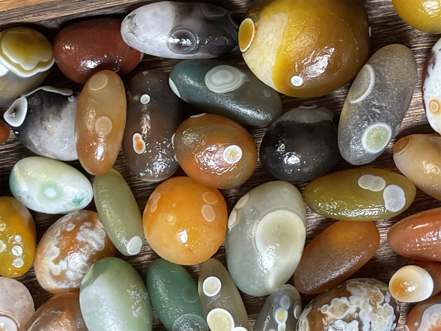 1pcs/lot Multi-eyed Gobi Big Agate Wisdom Large Medium Small Sky Eyeballs world cherishes collectibles Miraculous strong energy