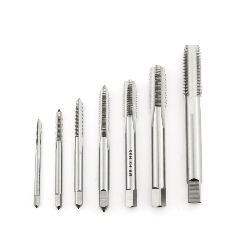 Screw Tap SIQICNC Right Hand Thread HSS Machine Plug Metric M2 M3 M4 M6 M7 M8 M10 M12 M14 Hand Tools