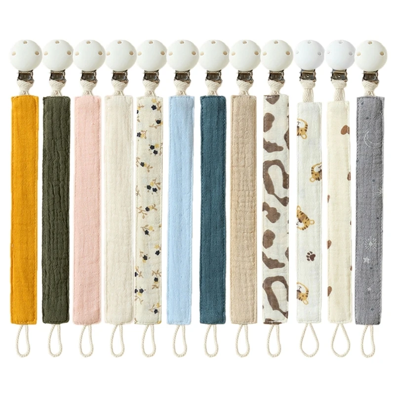 

Practical Toy Chain Comfortable Teething Toy Clip Infant Clip Chain Colorful Pacifier Connectors Safe Toy Clip K1KC