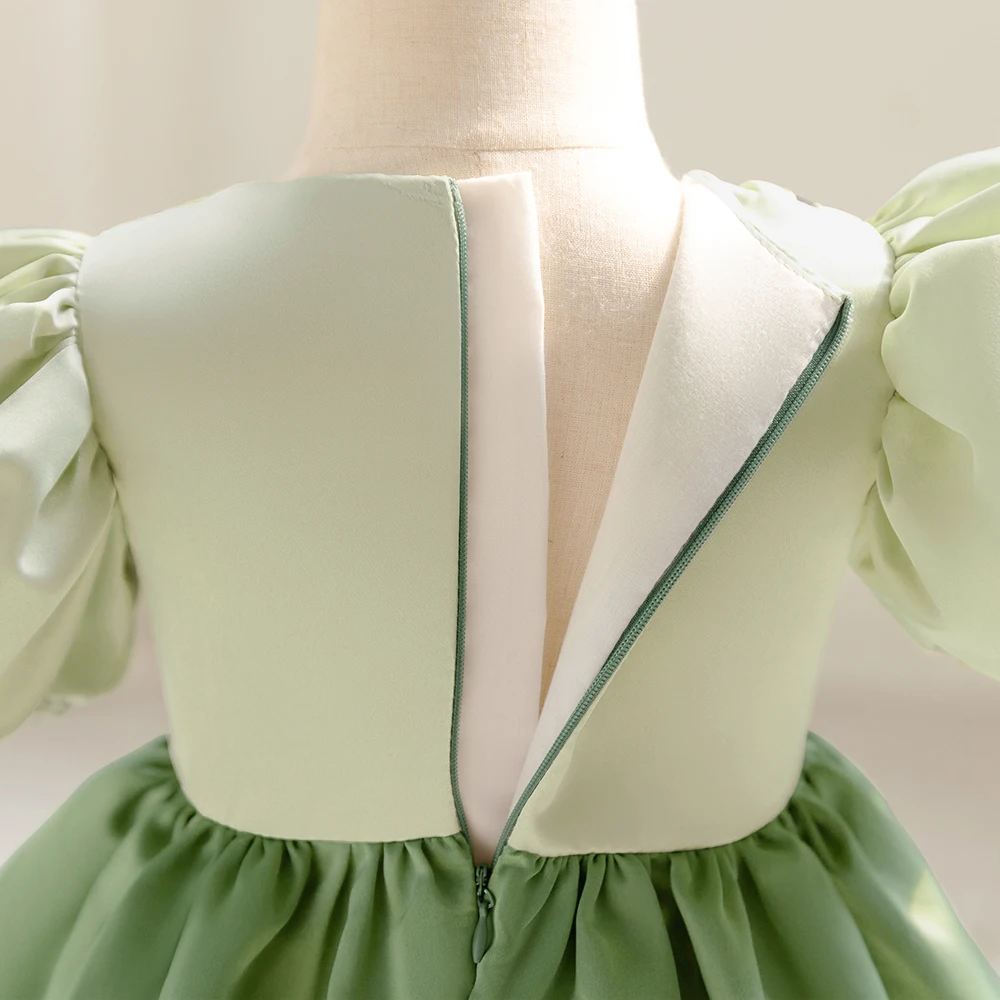 Baby Mädchen Schneewittchen Prinzessin Kleid Kleinkind Frozen Exotisches Partykleid Anna Elsa Cosplay Kleider Kinder Jasmin Green Kostümkleidung – Detail 24