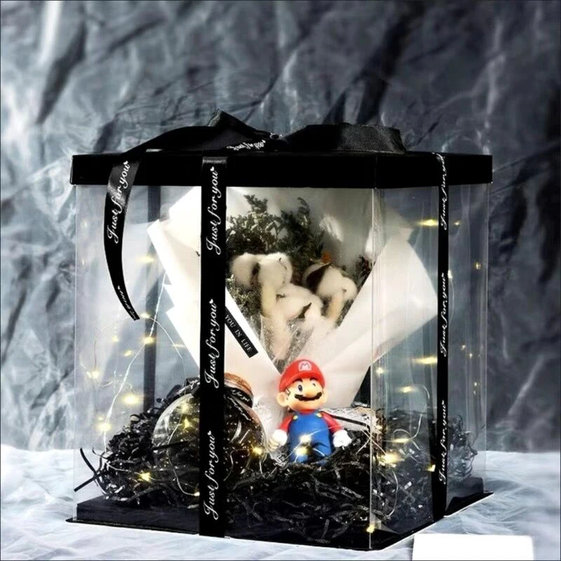 7 Inch Transparent Cake Box, Large Birthday Cake Packaging Boxes with Clear Window, DIY... - SKU TCB00839 - UGI Packaging